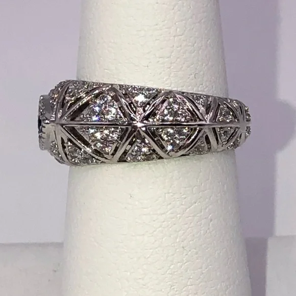 Sapphire Evil Eye Ring - Picture 5 of 11